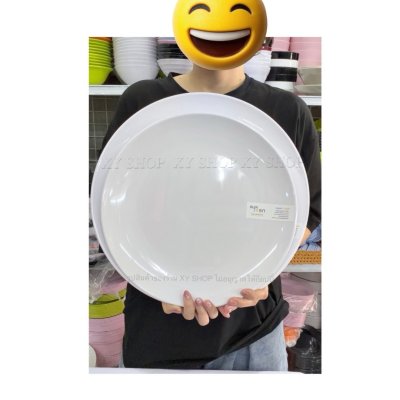 จานกลมใหญ่ 14/16 นิ้ว เมลามีน