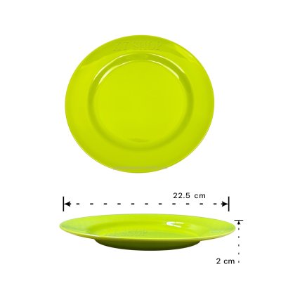 Siam Bestware | จานตื้น 9 นิ้ว | เมลามีน | จานข้าวทรงตื้น