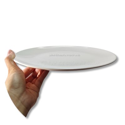 SB MELAMINE | จานกลมตื้น ใบบัว 10.5 นิ้ว | เมลามีนแท้100%