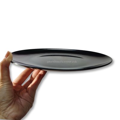 SB MELAMINE | จานกลมตื้น ใบบัว 10.5 นิ้ว | เมลามีนแท้100%
