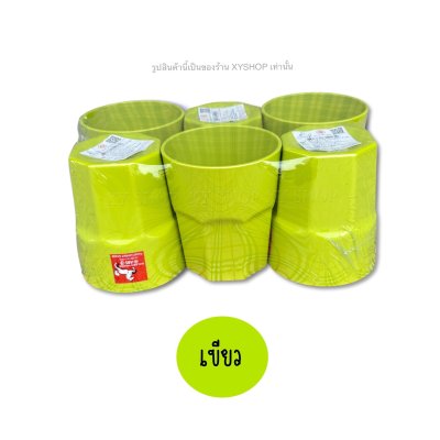 แก้วน้ำแปดเหลี่ยม 3.5 นิ้ว | วัสดุ: พลาสติกABS คุณภาพดี Food Grade | ตกไม่แตก | แพ็ค 6ใบ