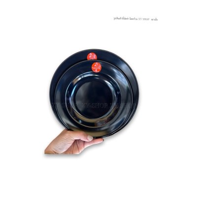 จานข้าว ทรงลึก 8/9 นิ้ว เมลามีน