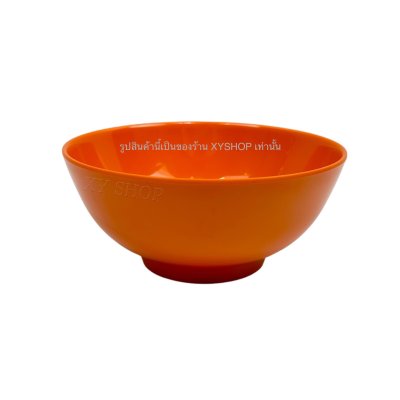 ชาม 7.5 นิ้ว ทรงกลม เมลามีนแแท้ | สีดำ, สีส้ม, ครีมขาว | SB Melamine100%