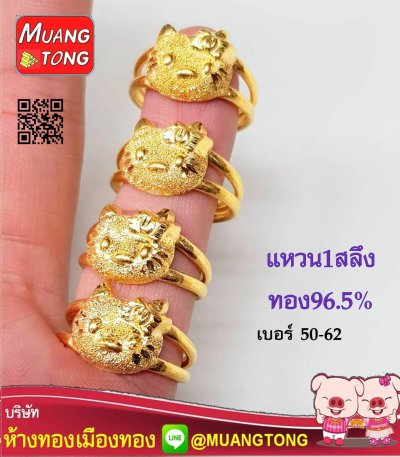 แมวเหมียว ทอง96.5%
