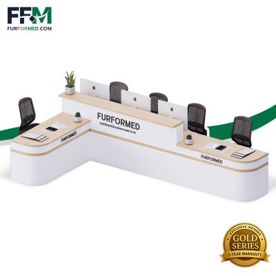 FCS-004 เคาน์เตอร์ตัวแอลรุ่น พรีเมียม ต้อนรับขนาดใหญ่