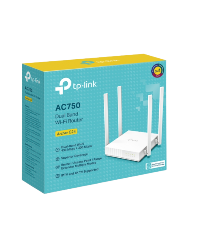 Archer C24 AC750 / Dual-Band Wireless Rounter / TP LINK
