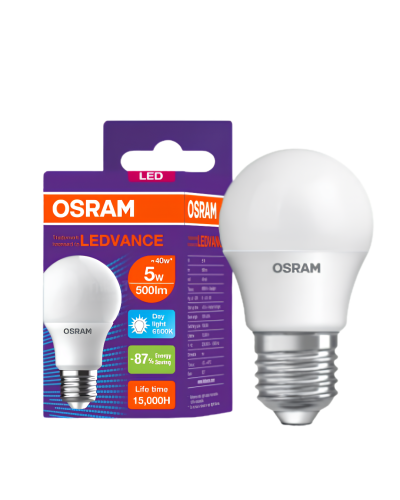 หลอดออสแรมบับล์ LED LECO CLA 5W/ E27 / DL/ OSRAM