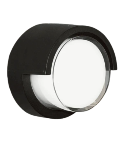 โคมไฟติดผนัง-ภายนอก สีดำ/ LED SMD 12w/ww / SL-10-1041A/BK - 82