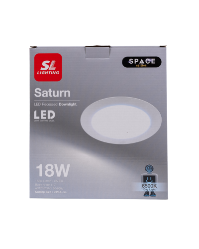 โคมดาวไลท์-พาแนลกลม 18w / DL/ SLP-6-SATURN-W-18W65K