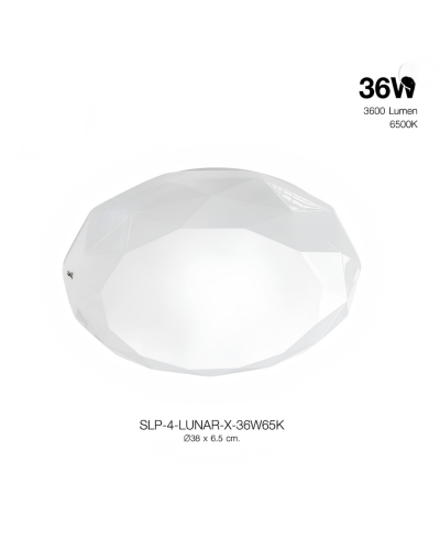 โคมเพดาน ทรงเหลี่ยม 36W / DL / LUNAR-X-36W65K