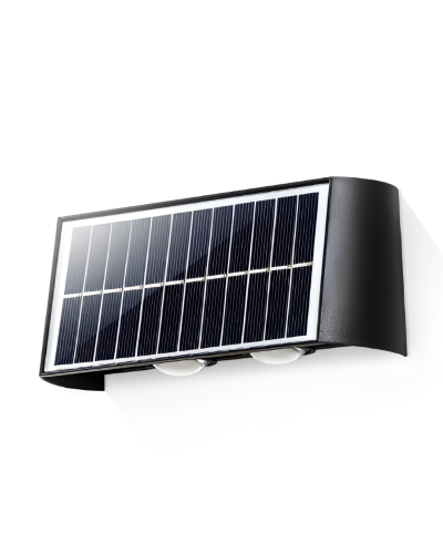 โคมไฟติดผนังโซล่าเซลล์ทรงเหลี่ยม 2Wx2 3000K /ภายนอก/ SLP-10-SOLARWALL 4W30K-WASH