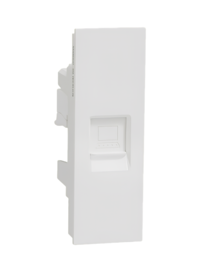 เต้ารับคอมฯ CAT5e Avatar/ขาว/ขนาด 1 ช่อง/(M3T1RJ5M_WE)