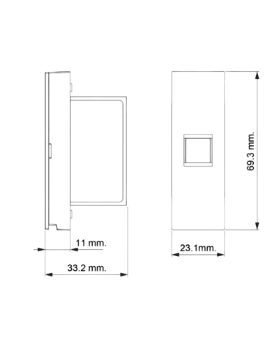เต้ารับโทรศัพท์ Avatar/ขาว/ขนาด 1 ช่อง/(M3T1RJ4M_WE)