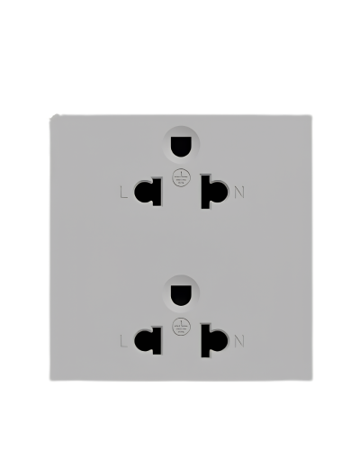 เต้ารับกราวคู่(มีม่าน) Avatar/เทา/ขนาด 3 ช่อง/(M3T426UST2_GY)