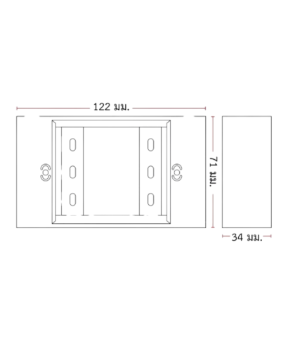 บล๊อกลอย 2x4 Avatar/ดำ/ (M3T01SMB_BK)