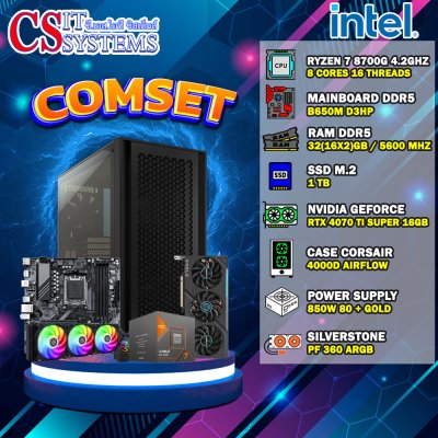COMPUTER SET AMD RYZEN 7 8700G / RTX 4070 TI SUPER 16GB