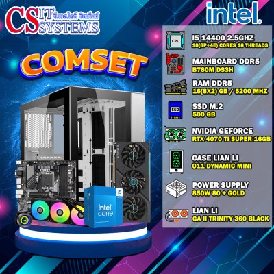 COMPUTER SET INTEL I5 14400 / RTX 4070 TI SUPER 16GB