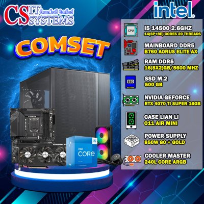 COMPUTER SET INTEL I5 14500 / RTX 4070 TI SUPER 16GB