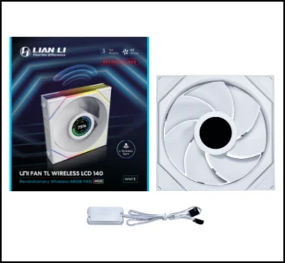 Lian Li FAN CASE UNI FAN REVERSE TL140 LCD WIRELESS PACK 1