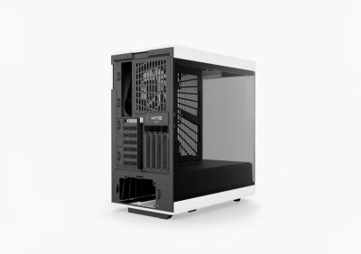 CASE HYTE Y40 WITH 2 FANS AND RISER VERTICAL GPU MOUNT