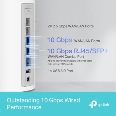 TP-LINK DECO BE85 BE22000 Whole-Home Mesh Dual Band WiFi 7 PACK 1