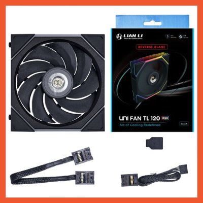 Lian Li UNI FAN CASE TL120 Reverse Blade Pack 1 Lian Li UNI FAN CASE TL120 Reverse Blade Pack 1