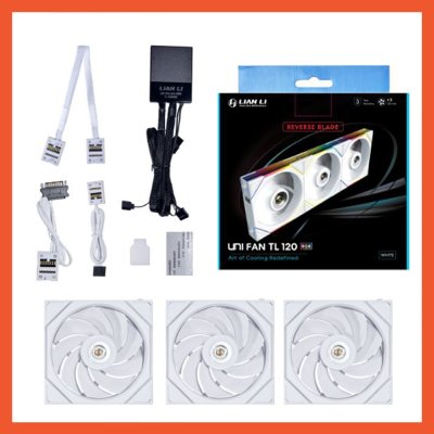 Lian Li UNI FAN CASE TL120 Reverse Blade Pack 3