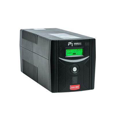 UPS (เครื่องสำรองไฟ) ZIRCON INTERACTIVE PI-1000VA 700W