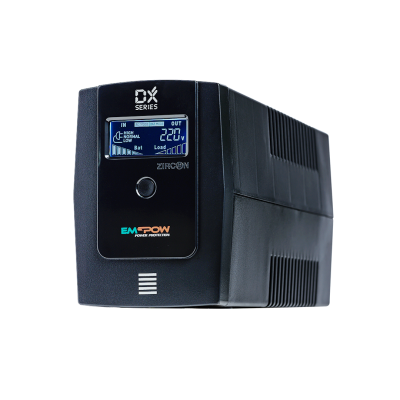 UPS (เครื่องสำรองไฟ) ZIRCON DX-SERIES 1000VA 550W