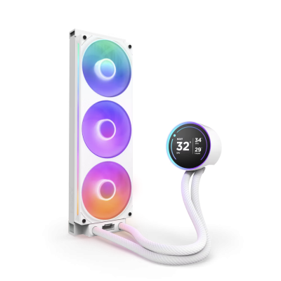 CPU LIQUID COOLING NZXT KRAKEN ELITE 360 RGB WHITE (RL-KR36E-W2)