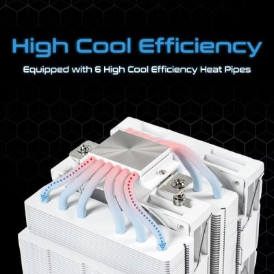 CPU COOLING KINGCOOL IRON WIND ARGB WHITE