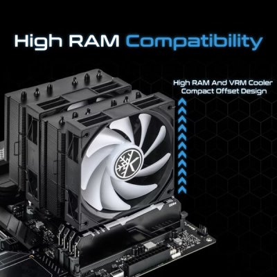 CPU COOLING KINGCOOL IRON WIND ARGB BLACK