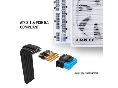 POWER SUPPLY LIAN LI EDGE EG1000 1000W 80+ PLATINUM WHITE