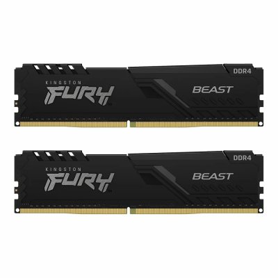 RAM DDR 4 32GB (16GBx2) 3200MHz KINGSTON FURY BEAST (BLACK)