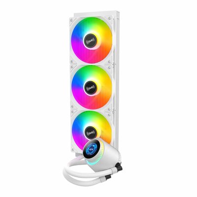 CPU LIQUID COOLING HUNTKEY GX360R ATLAS SHARK WHITE