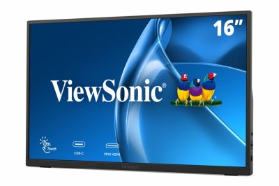MONITOR VIEWSONIC TD1607 16" TOUCH SCREEN IPS 60Hz