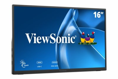 MONITOR VIEWSONIC TD1607 16" TOUCH SCREEN IPS 60Hz