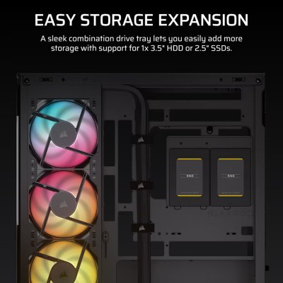 CASE CORSAIR 2800X RS-R ARGB BLACK (CC-9011347-WW)