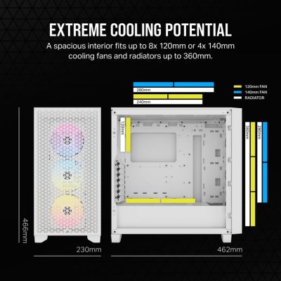 CASE CORSAIR 3000D RGB AIRFLOW