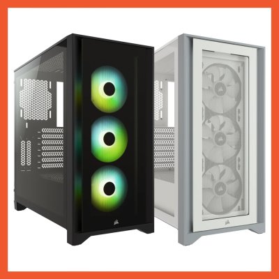 CASE CORSAIR ICUE 4000X RGB TEMPERED GLASS