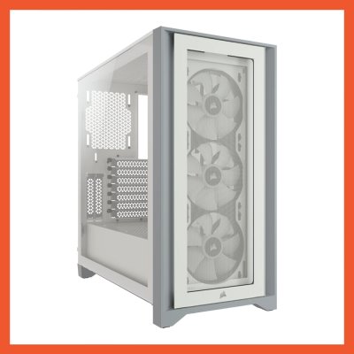 CASE CORSAIR ICUE 4000X RGB TEMPERED GLASS CASE CORSAIR ICUE 4000X RGB TEMPERED GLASS