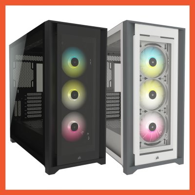 CASE CORSAIR ICUE 5000X RGB TEMPERED GLASS