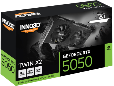 การ์ดจอ INNO3D NVIDIA RTX 5050 TWIN X2 8GB GDDR6