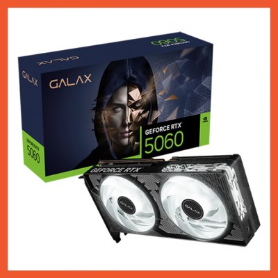การ์ดจอ GALAX NVIDIA RTX 5060 1-CLICK OC BLACK 8GB GDDR7 การ์ดจอ GALAX NVIDIA RTX 5060 1-CLICK OC BLACK 8GB GDDR7