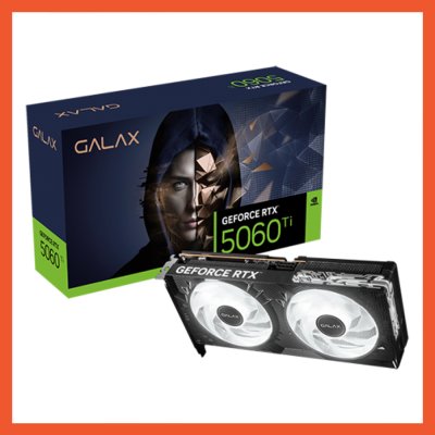 การ์ดจอ GALAX NVIDIA RTX 5060 TI 1-CLICK OC 8GB GDDR7 การ์ดจอ GALAX NVIDIA RTX 5060 TI 1-CLICK OC 8GB GDDR7