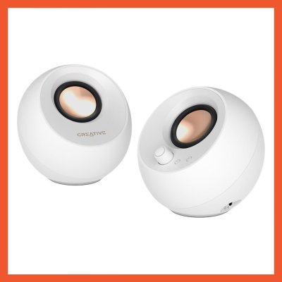 ลำโพง SPEAKER CREATIVE PEBBLE PRO - WHITE (51MF1710AA003)