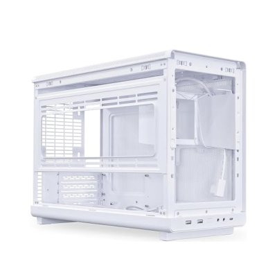 CASE LIAN LI A3-mATX GLASS PANEL EDITION WOODEN WHITE