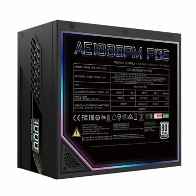 POWER SUPPLY AORUS ELITE PCIE5 1000W 80+ PLATINUM (GP-AE1000PM-PG5)