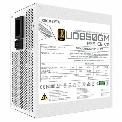 POWER SUPPLY GIGABYTE UD850GM PG5 REV. 2.0 ICE 80+ GOLD