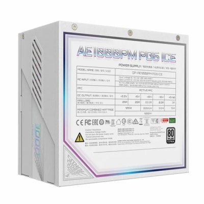 POWER SUPPLY AORUS ELITE PCIE5 1000W 80+ PLATINUM (GP-AE1000PM-PG5-ICE)